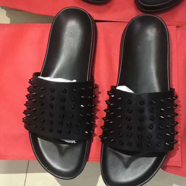red bottom slides womens