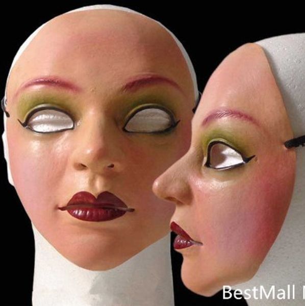 

female mask latex silicone ex machina realistic human skin masks halloween dance masquerade cosplay new pary gender reveal