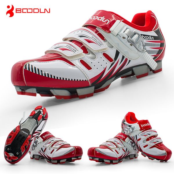 

boodun mtb cycling shoes professional men breathable bike shoes bicycle mountain autumn winter 4colors eur39-46, Black