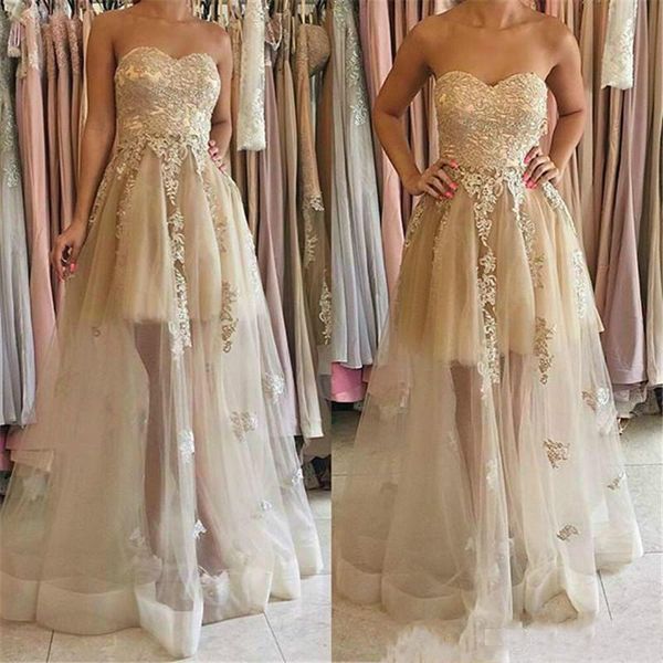 

2018 Pretty Applique Long Bridesmaid Dresses Sweetheart Neckline Floor Length Party Gowns Sleveless A Line Formal Prom Dresses