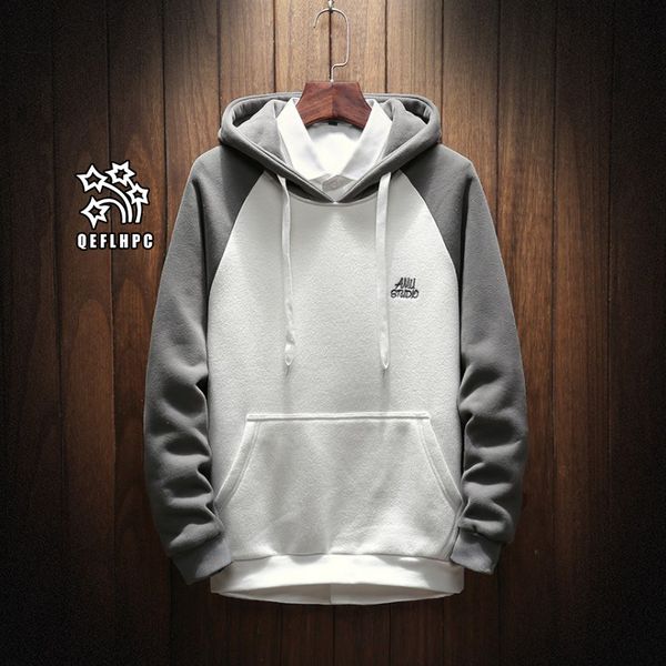 

autumn winter keep warm fashion casual men coat sweater long sleeves hats men hoodies & sweatshirts men clothing 100% dacron pullover ay75, Black