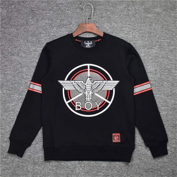 

fashion men long sleeve brand sweatshirts new luxury casual designer t shirts for male pullover sweatshirts perfect men streetwear clothing, Black