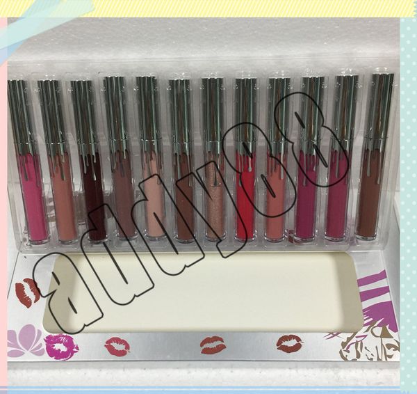 

New brand makeu 12 color ilver erie makeup liquid lip tick holiday matte lip glo long la ting lip love ick valentine infatuation