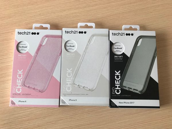 

TEC21 Drop Protective Ev o mesh Impact D3O Soft TPU Tec 21 Case Cover for iphone 8 7 6s 6 plus with Retail Package