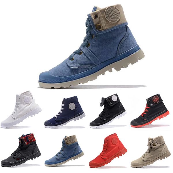 

original palladium brand boots women men designer sports red white black camo winter sneakers casual trainers luxury ace ankle boots