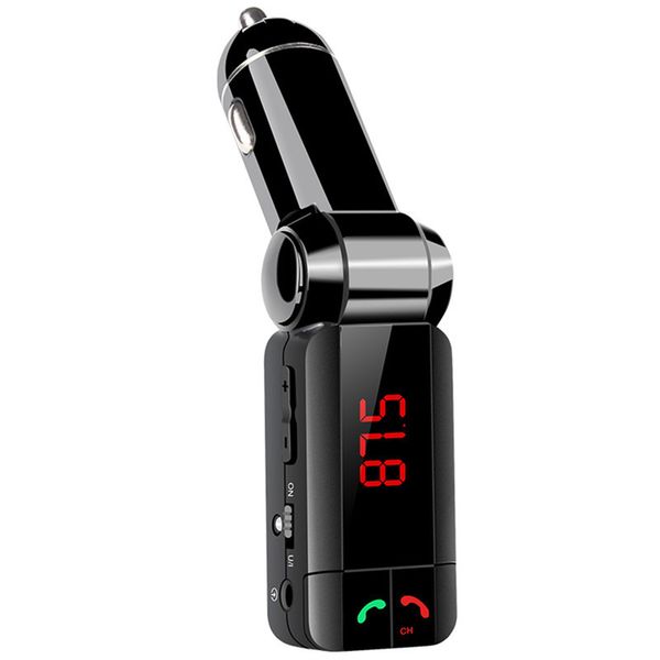 

2017 bc06s bluetooth car kit mp3 player audio wireless fm transmitter usb lcd display car charger for 5 5s 6 6s