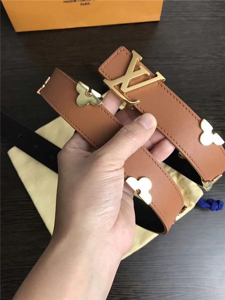 

(with box)2018 Best quality Luxury Designer Belts with box Fashion pattern buckle belt mens womens belt ceinture optional attribute Free Shi