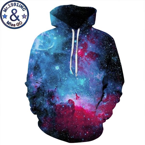 

space galaxy hooded sweatshirt men women 3d hoodies sweatshirts men autumn hip hop loose hoody hoodie tracksuit sudadera hombre, Black