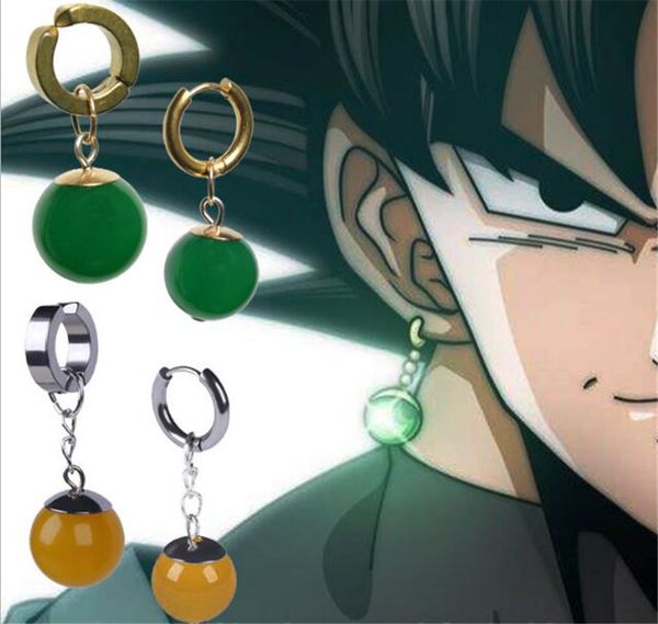 

Аниме Dragonball Z Dragon Ball Черный Сын Гоку Серьги Серьга Косплей Проп Ежедневно Пара Хэл