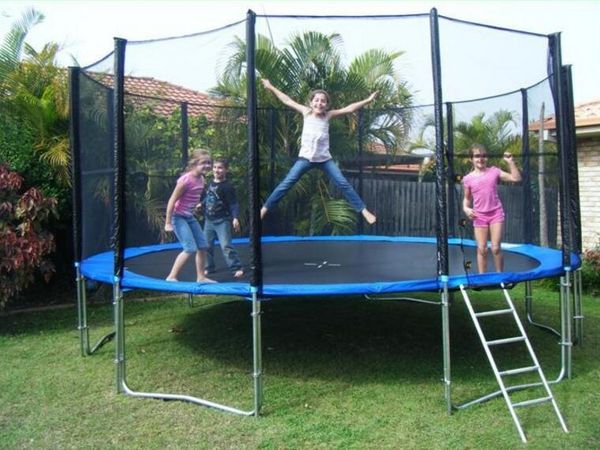 10ft Sport Trampoline Adult Fitness Equipments Exercise Trampoline