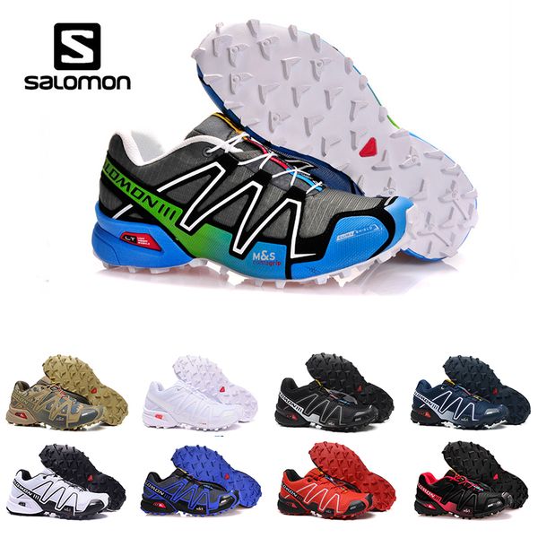 

New Original Salomon Running shoes Speed cross 3 CS III Camo Green Black Men Women Outdoor Crosspeed 3 Sports sneakers shoes size 40-46