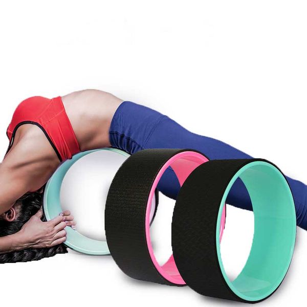 

yoga circles tpe fitness pilates professional waist shape bodybuilding abs gym workout yoga wheel back training ring