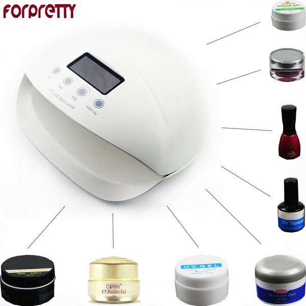

uv lamp 50w led nail lampe secador cabine gel polish lampara nails manicur auto timer timing oje curing lights elestrical tools