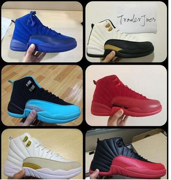 

детская обувь для баскетбола 12 12s мужская обувь Michigan Doernbecher Cllege военно-морской фло