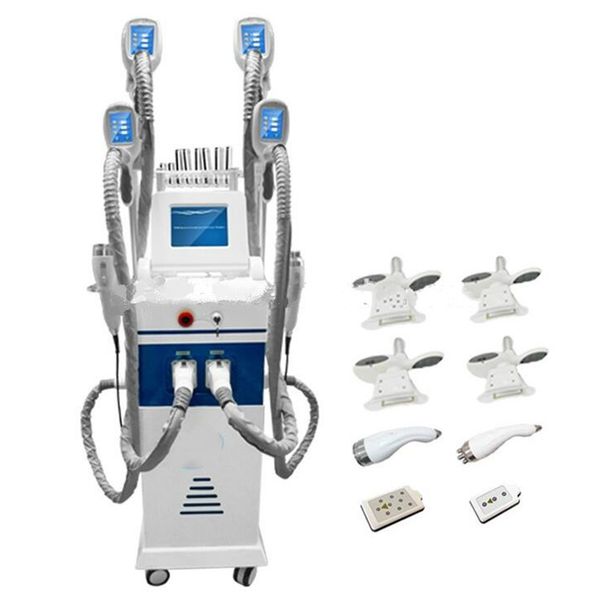 

new model 4 heads cryotherapy slimming fat ing machine waist slimming cavitation rf machine fat reduction lipo laser ce/dhl