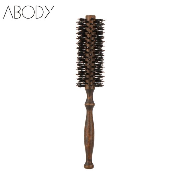 Diy Curly Hair Brushes Antistatic Round Brushes Hair Comb Wood Handle Radial Curling Hairbrush Hairdressing Styling Tools Styling Hair Brushes Hair