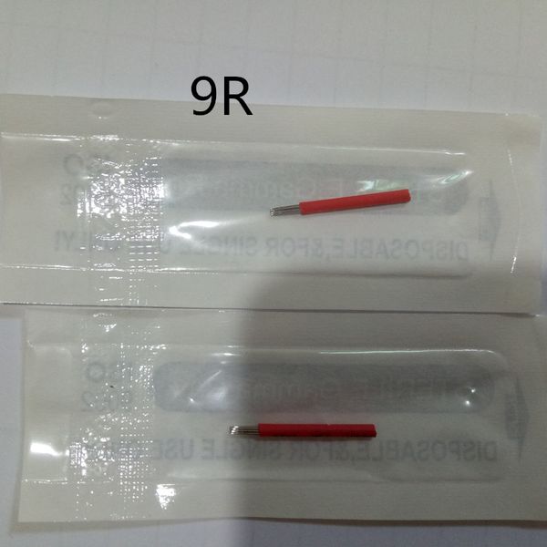 

50 pcs 9 round needles for manual pen semi permanent makeup manual fog pen needle microblading eyebrow pen needles