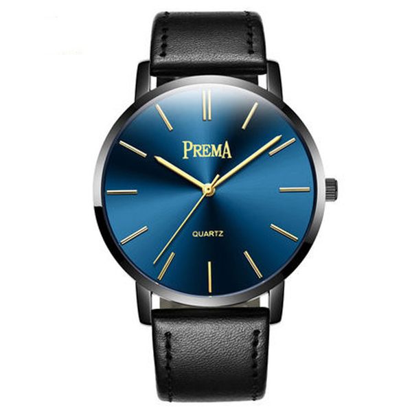 

fashion 40mm dial 6mm case thickness ultra-thin quartz watch waterproof trend atmospheric simple female men's and women's watch, Slivery;brown