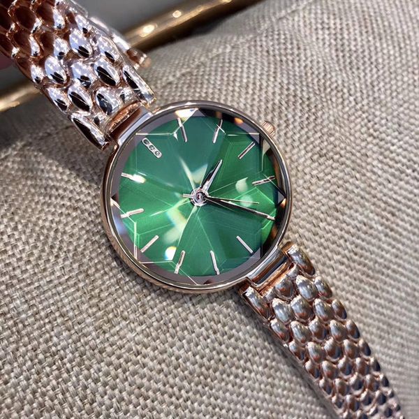 

dress brand ladies watches luxury 34mm dial full stainless steel band fashion quartz watch for women girl female wristwatch relogios, Slivery;brown