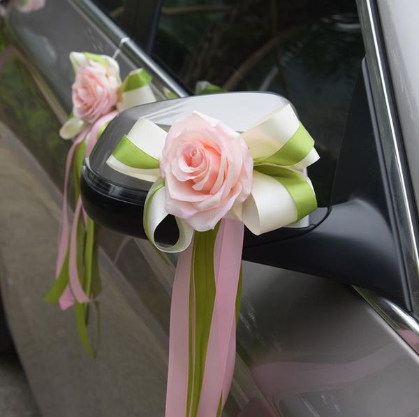 

christmas decoration wedding gift gift wedding car decoration small fresh rearview mirror