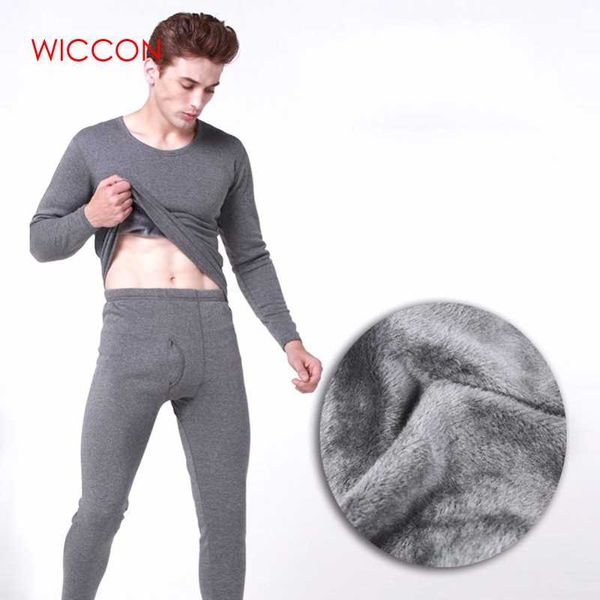

men's thermal underwear sets winter warm men's underwear thick thermal long johns black gray navy dark gray 4xl, Black;brown