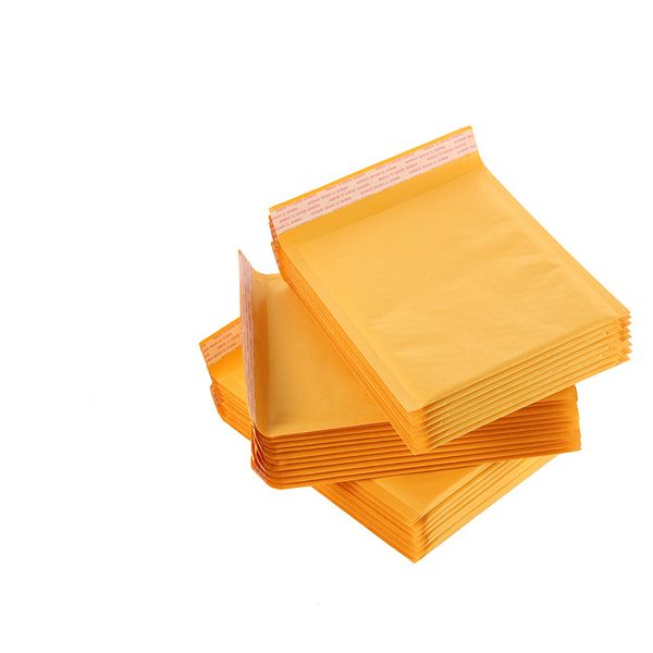 

130*150mm) 100pcs/lots bubble mailers padded envelopes packaging shipping bags kraft bubble mailing envelope bags new