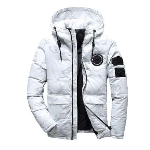 

men winter feather jacket men's hooded camouflage parka jackets white mens thick jacket ultralight down jacket male, Black;brown