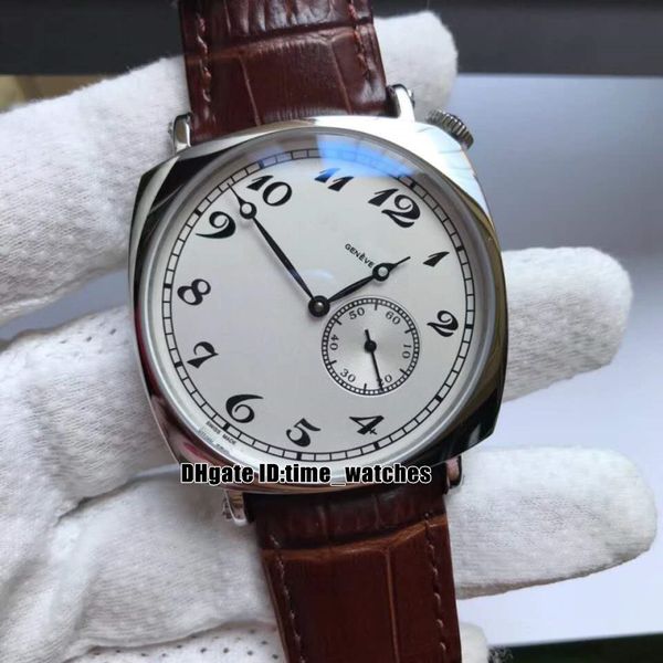 

new luxury mens watch historiques american 1921 82035/000p-b168 automatic mens watch gents dress watches brown leather strap, Slivery;brown