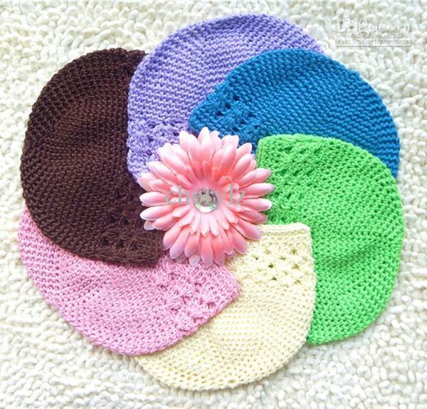 

baby kufi hats crochet toddler beanie girls boys cotton hat big size kufi caps good gifts bb30, Blue;gray