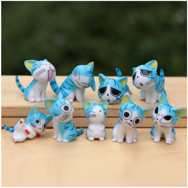 

cute cat чи sweet home mini цифры игрушки аниме cat kitten смайлик пвх действие рисунок модель игрушки