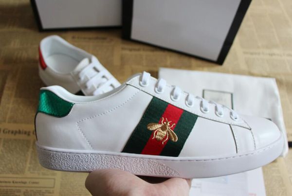 

Fa hion man luxury brand de igner hoe for women bee embroider green red tripe with de igner neaker ize 35 46