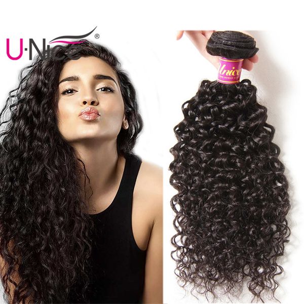 Unice Hair Peruvian Kinky Curly Wave 4 Bundles 8 26 Inch Mix