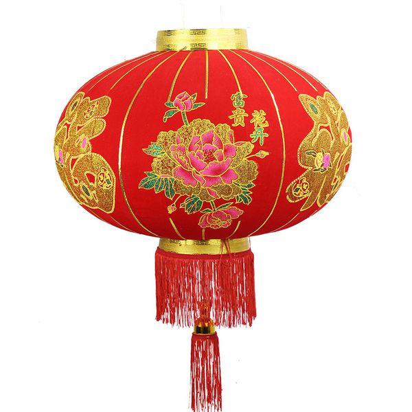 

chinese new year hanging decoration foldable lanterns red is festival dl202-2