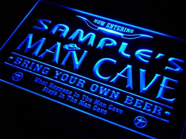 

pb-tm name personalized custom man cave beer bar neon light sign