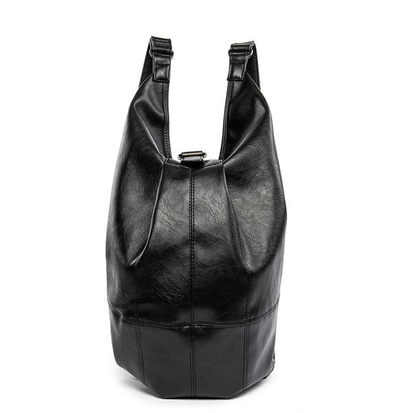 

fashion anti-theft backpack men daypack travel casual shoulder bag pu leather motorcycle school backpacks college back bolsos