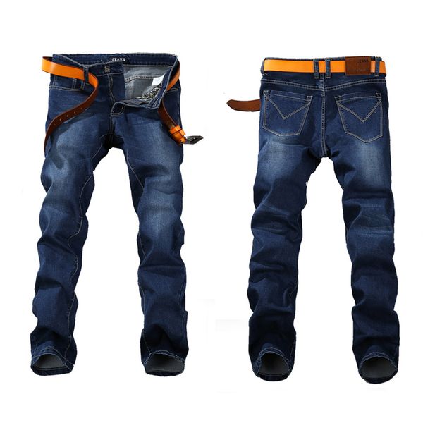 

Fashion Spring Stretch Jeans Plus Big Size 29 -44 46 48 Straight Denim Men Famous Brand Jeans Mens Designer Jeans