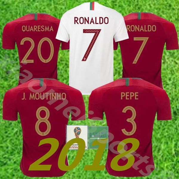 

2018 ronaldo 7 soccer jersey rpepe carvalho andre gomes moutinho danilo nani gelson martins fútbol football cristano portuguese, Black;yellow