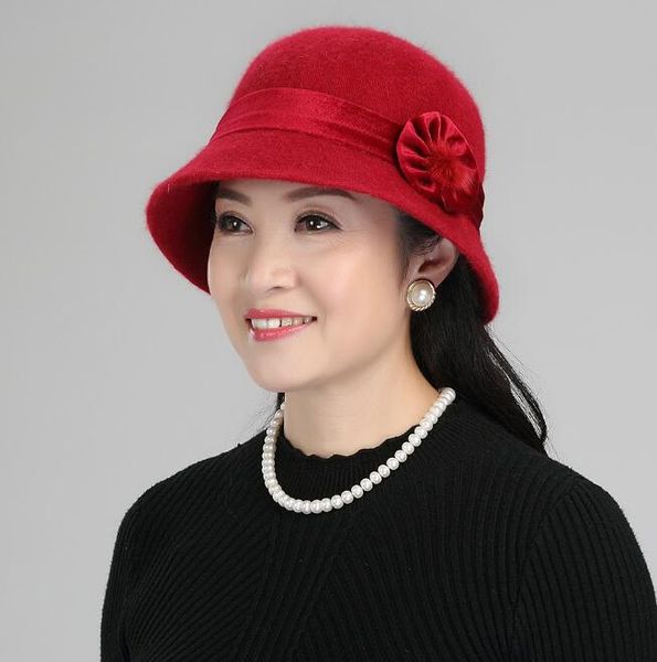 

lady french beret 100% wool beret floral dress beanie winte korean plate cap knitted hat 5colors, Blue;gray