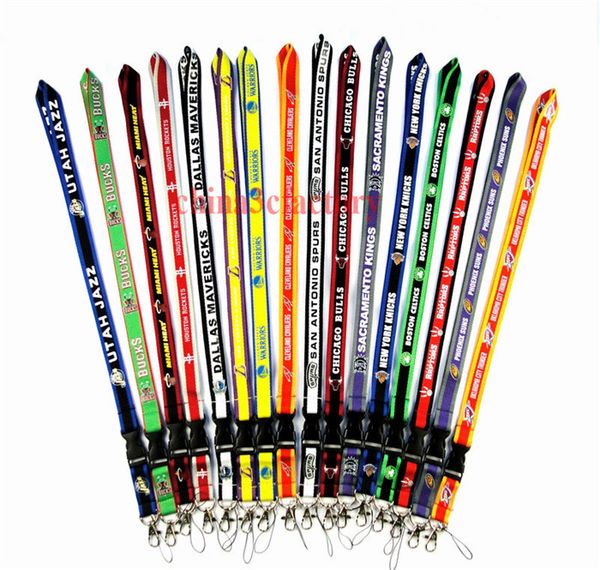 

Ba ketball team football team ba eball team lanyard with metal clip charm id badge holder key chain ba ketball team dhl free