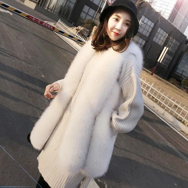 

long faux fur jacket quality faux fur coat women fur vests f0592 fluffy shaggy jacket, Black