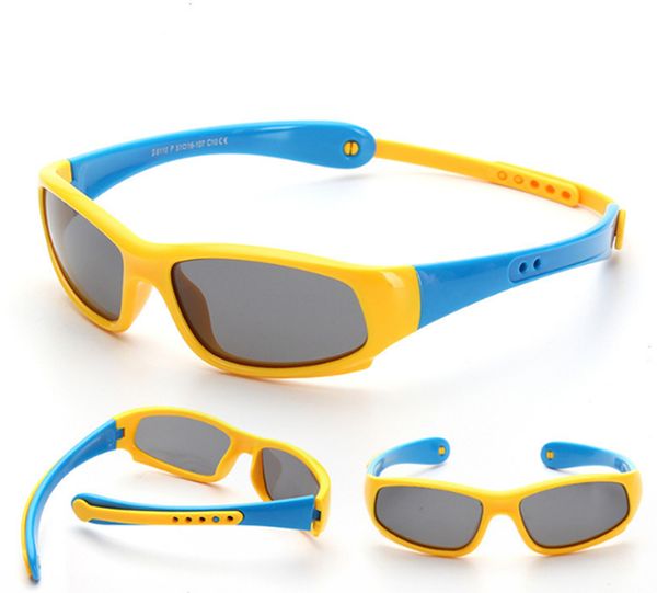 

Cute polarized riding kid ungla e outdoor port ummer ilica gel children halter ungla e uv400 protection 16 color ljjg27