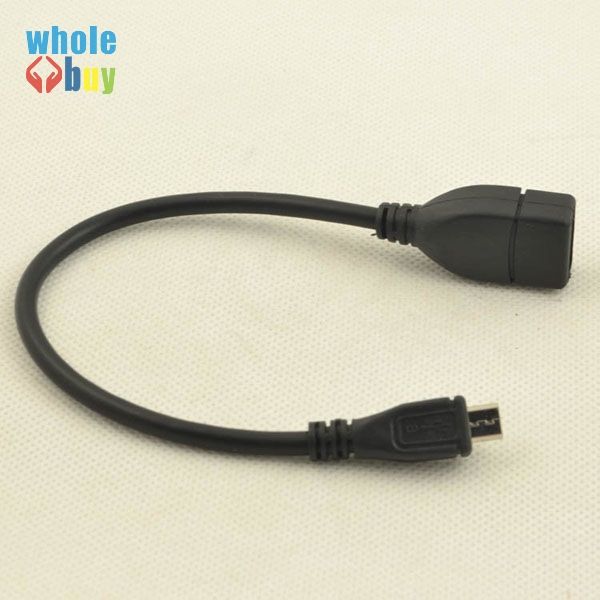 

plug male micro 5pin to female usb otg host data cable for gs2 gs ii i9100 moto xoom tg01 hkpam cpam 500pcs/lot