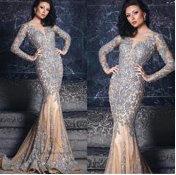 

вечернее платье ateau o-neck бисероплетение с длинным рукавом современное dazzing sexy dazzling embrio ruffle scoop sheath zuhair murad kim, Red