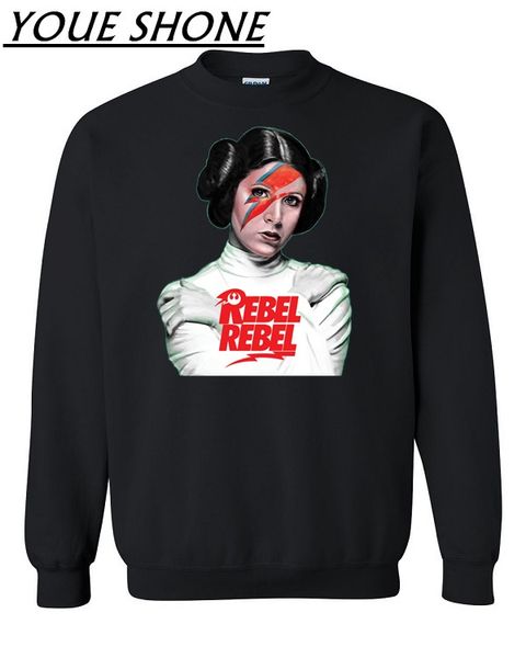 

man star yoda darth vader david bowie jedi sweatshirt mens wars leia rebel fleece jacket coats male cotton jersey fitness basic sportwear, Black