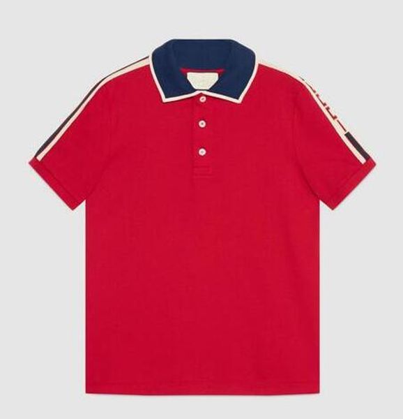 

New Fashion Men's lapel Polos T-shirt Brand Short sleeve Male casual Bees shirt Tee G545