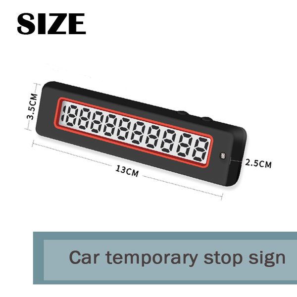 

lentai 1set car interior parking card led night light digital display for c4 c5 kia cerato sorento ceed astra h j