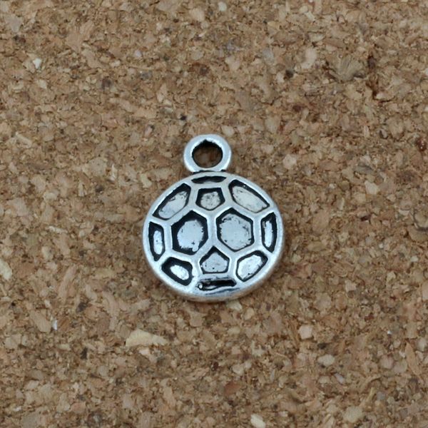 

Football Pendants 100Pcs/lot Hot sell Antique Silver Jewelry DIY 11 x15mm A-184