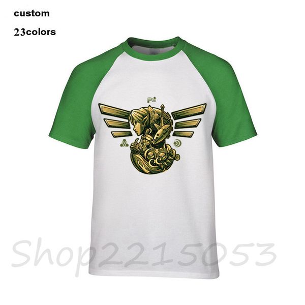 

the legend of zelda wild adventurer men t-shirt big size journey courage loz tshirt custom streetwear cotton funny male t shirts, White;black