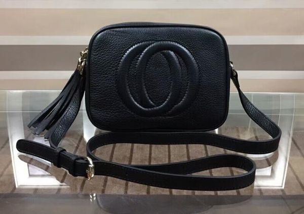 

dhl 5a 308364 21cm soho small leather disco shoulder bag,leather tassel,zip closure,,come with dust bag+box