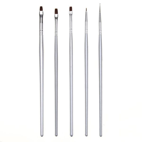 

5pcs nail art design dotting painting drawing pen polish brush set